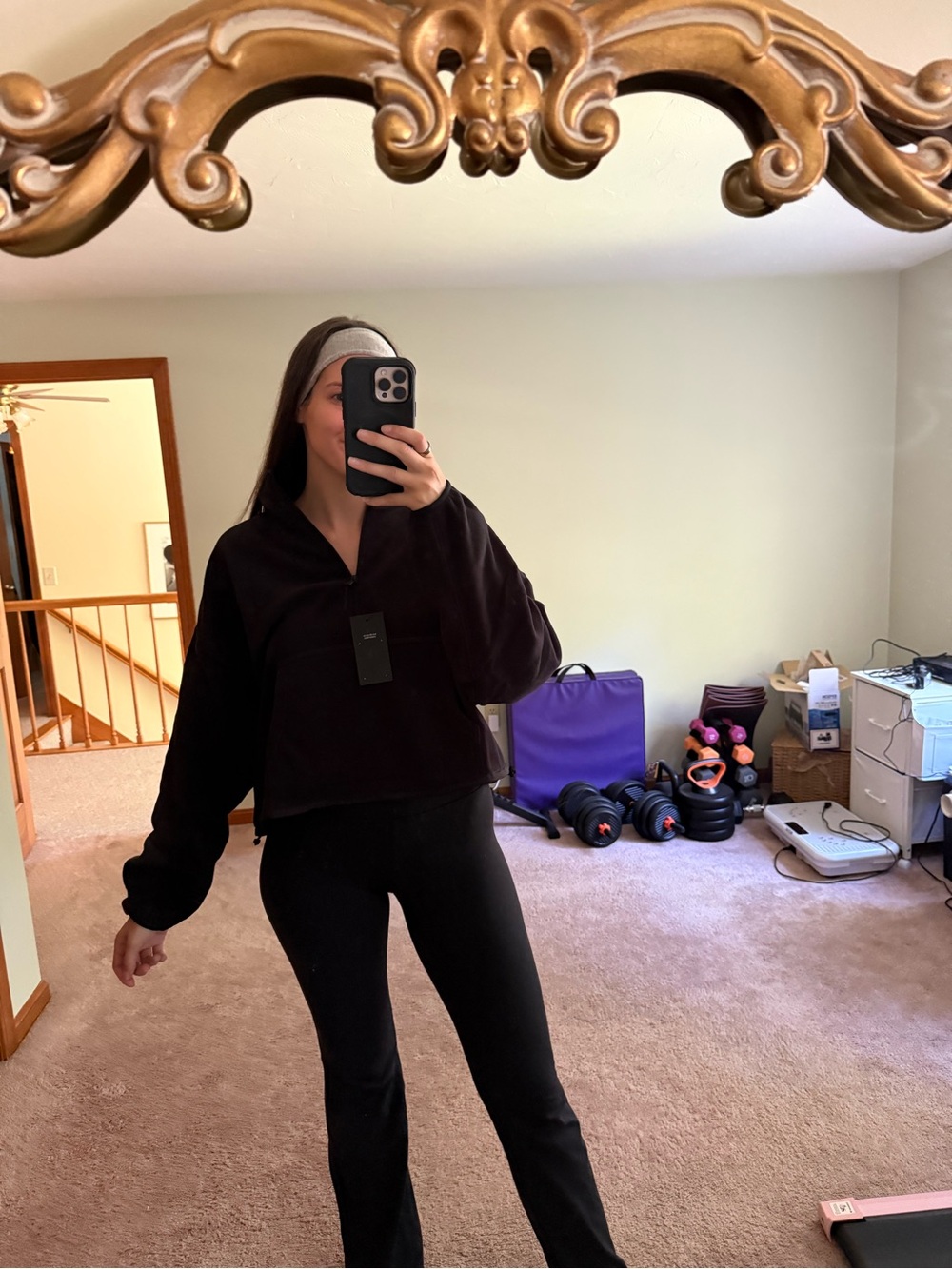 Fabletics fleece quarter zip